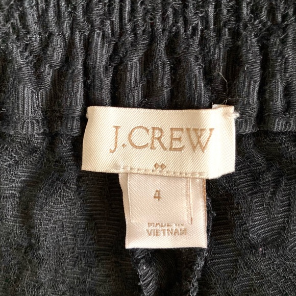 J.Crew Size 4 Black Boardwalk Pull On Shorts - Picture 11 of 13
